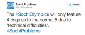 SochiProblems Twitter Created
