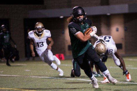 Varsity football loses league championship to Stellar Prep on senior night