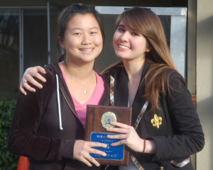 Live learn and lead: Small group of upper school students win two gold awards