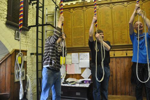 Annual regional bell striking competition held at Ipswich church