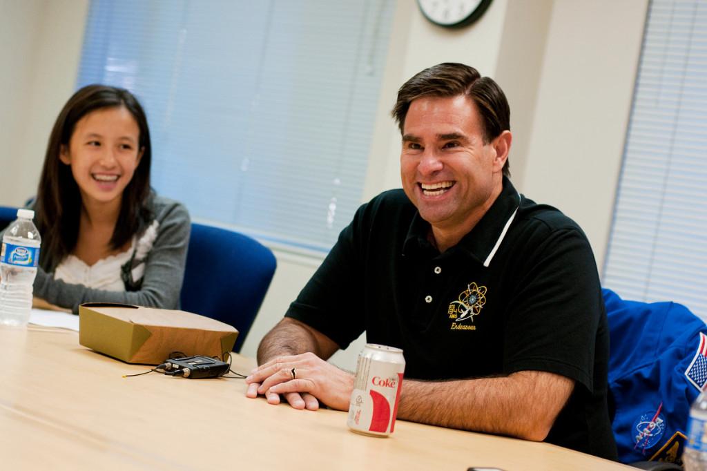 Astronaut Dr. Gregory Chamitoff visits as part of Speaker Series