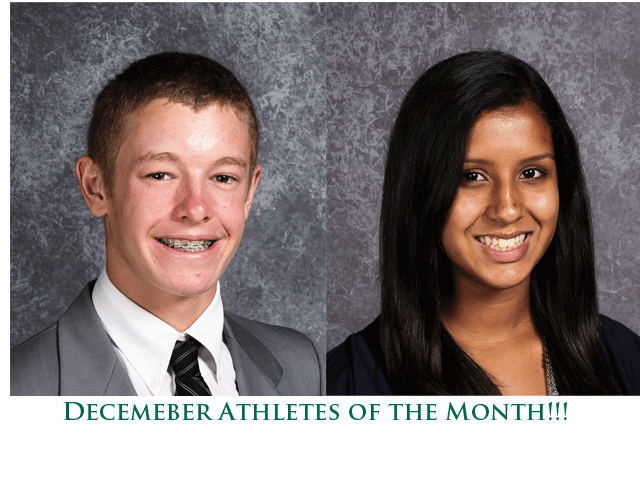 December athlete of the month profiles
