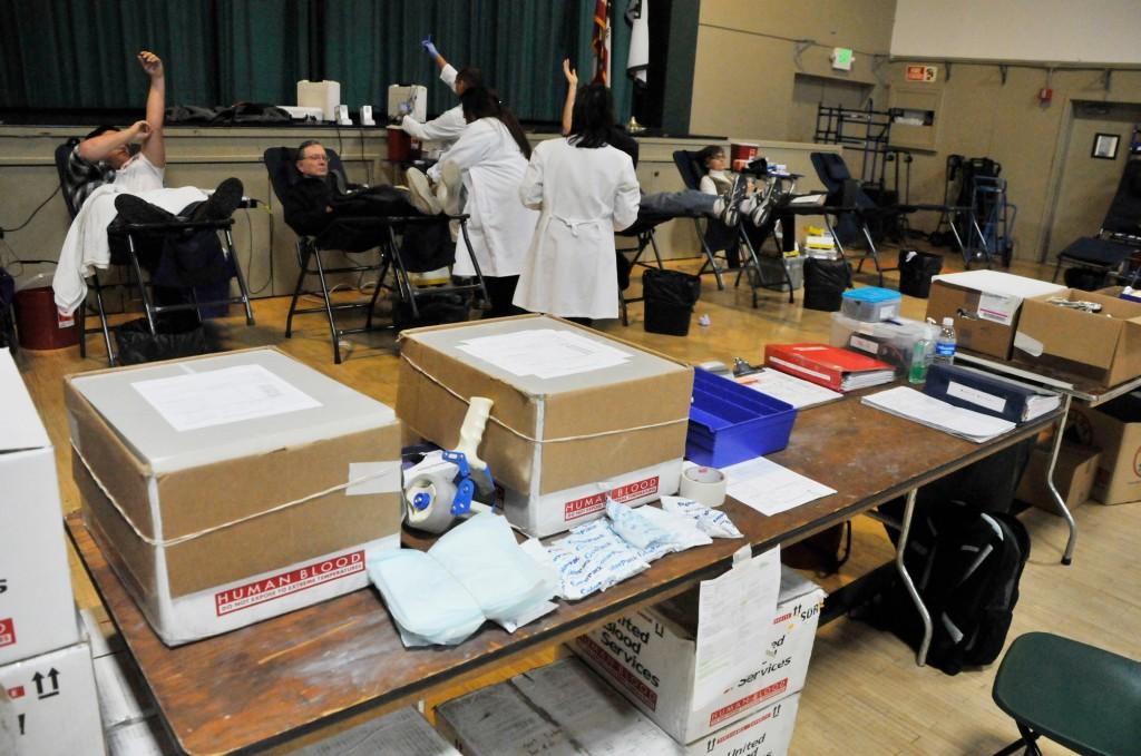 Blood drive hosted by Red Cross Club