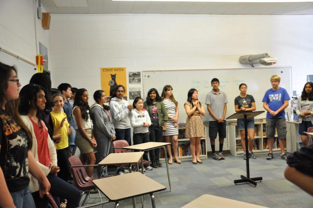 Upper School Students Inducted into French National Honor Society