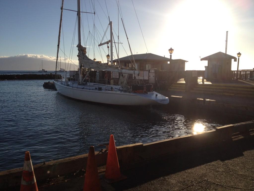 America II sits at the Lahaina dock where it sails along Maui’s west coast, giving a once in a lifetime experience for visitors. The yacht was an America’s Cup contender in 1987, but it was eliminated by another American boat.  