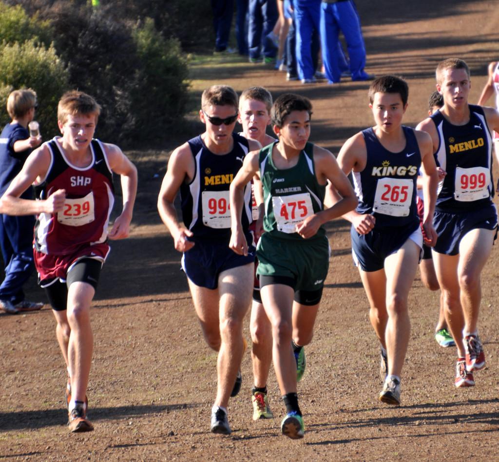 Sophomore Corey Gonzales competes in the WBAL League Championships at Crystal Springs on Thursday, November 1. He then went onto finishing fourth at CCS Finals a week later, becoming the second student in school history to qualify for the State Championships.