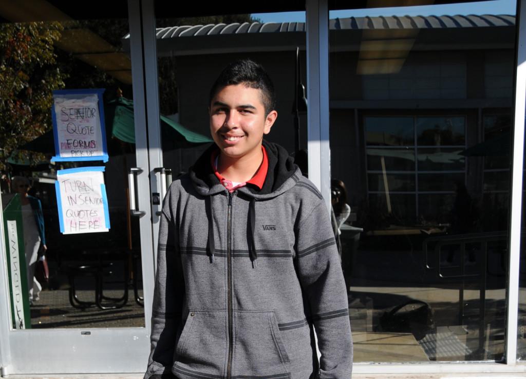 Sophomore Brandon Aguilar joined the Upper School this year from Prospect High School. Though he has faced challenges during the transition, he appreciates the sense of community on campus.