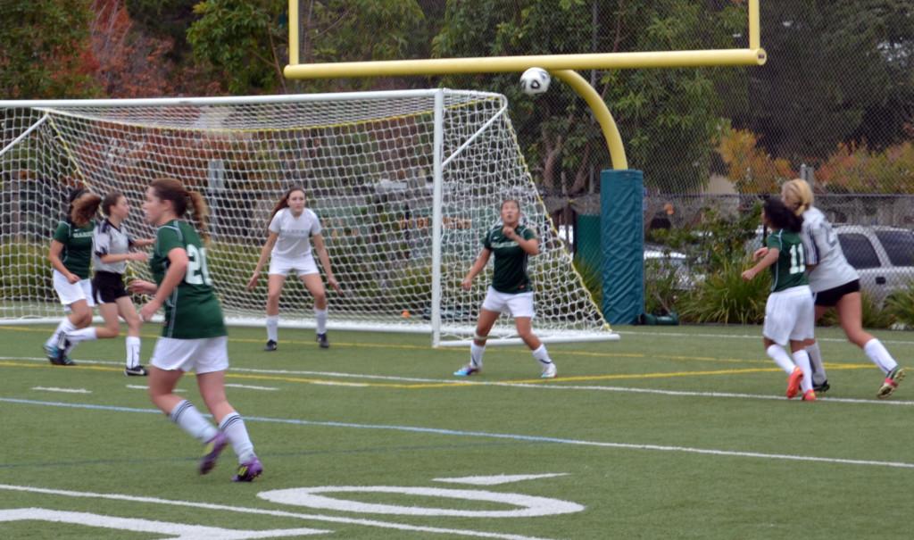 Varsity girls soccer earns first victory of the season