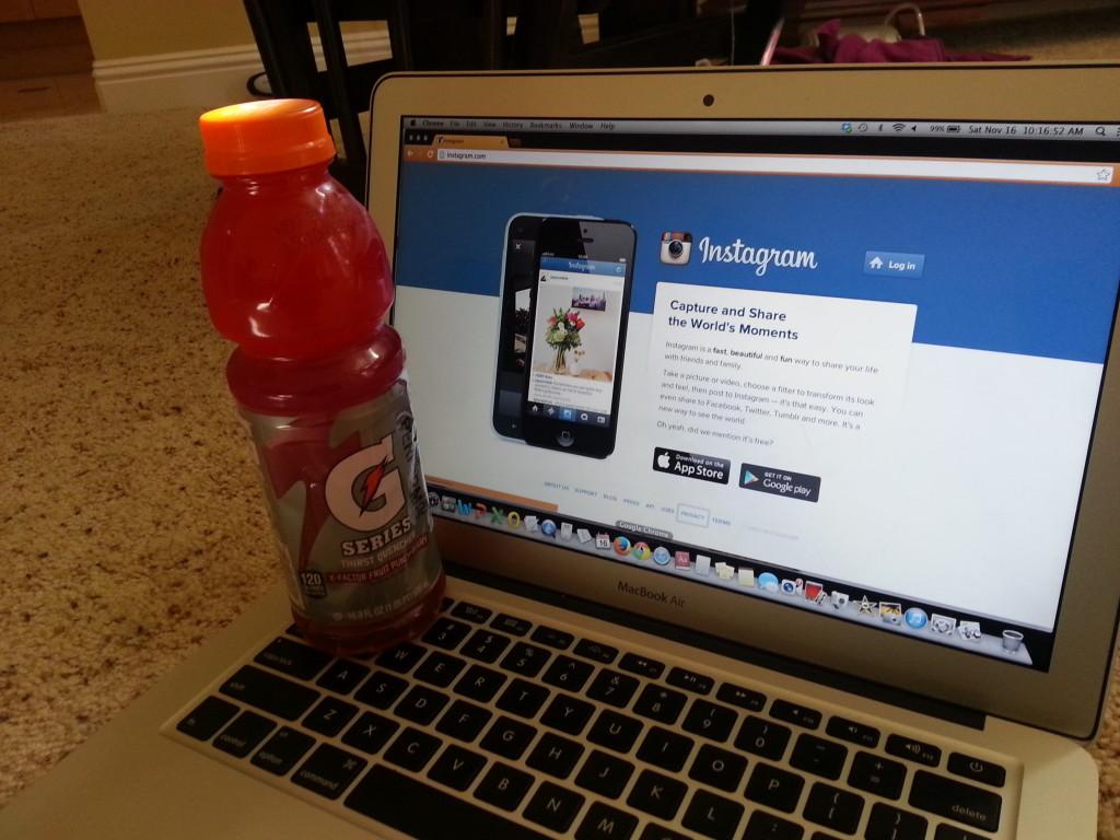 Instagram and other social media sites play host to numerous pictures of Gatorade bottles, Ghiradelli chocolate squares, and other popular foods. 