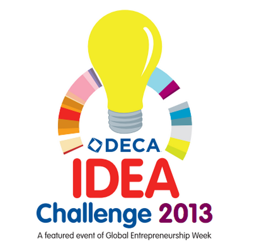 The eight-day Idea Challenge, hosted by the Distributive Education Clubs of America (DECA), encourages students to find a new use for an everyday object. The mystery object for experimentation this year is an aluminum can. Harker members participate in celebration of the Global Entrepreneurship Week. 
