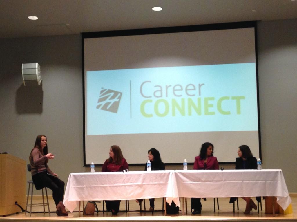 The four speakers at CareerConnect shared their insight on why they chose medicine as a career and advice for high school students who are unsure of what they want to do in the future.
