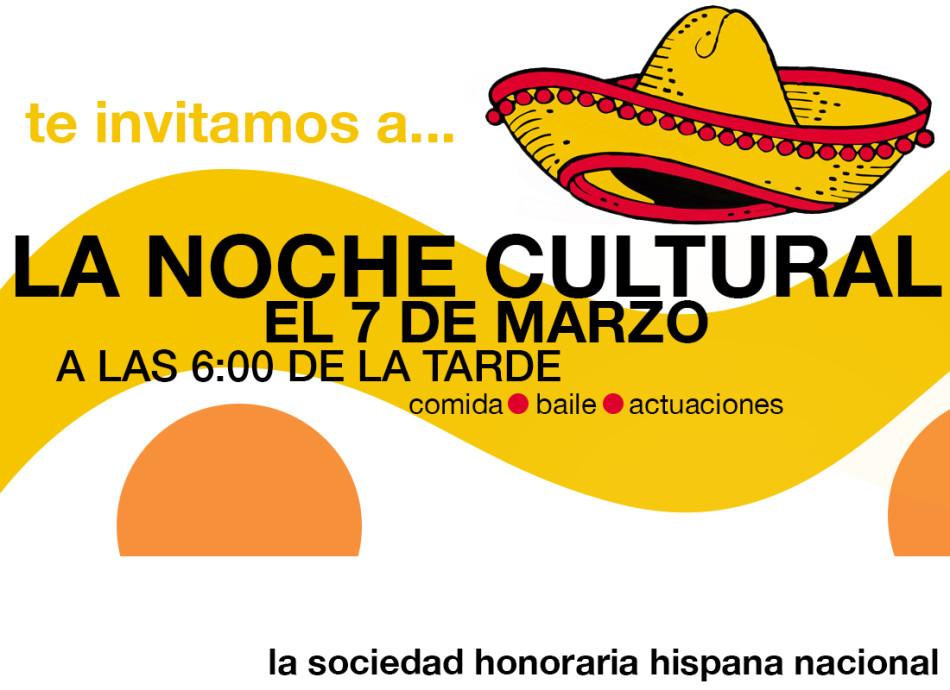 Spanish National Honor Societys publicity committee for La Noche Cultural put up posters around campus, inviting current and former Spanish students to attend.