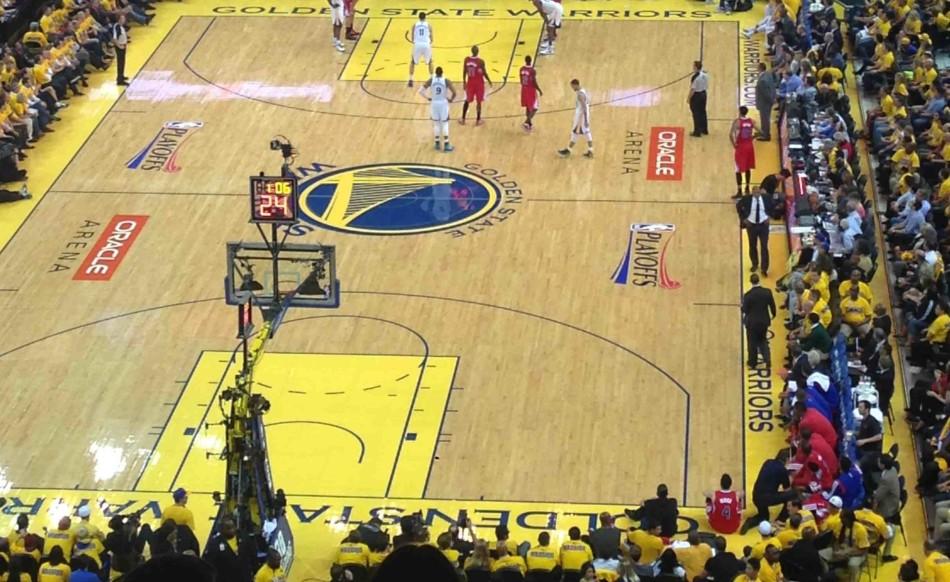 The Golden State Warriors and Los Angeles Clippers battle against each other in Game 6 of the first round of NBA playoffs. In spite of the circumstances regarding their team owner, the Clippers managed to maintain a close game, losing 99-100 to the Warriors.

