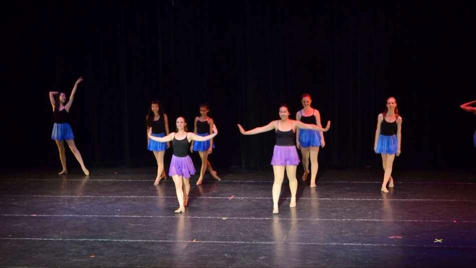 Certificate+dancers+Michaela+Kastelman+%2813%29+and+Tiphaine+Delepine+%2813%29+perform+at+the+2013+senior+showcase.+This+years+show+includes+the+acts+of+23+seniors.+%0A