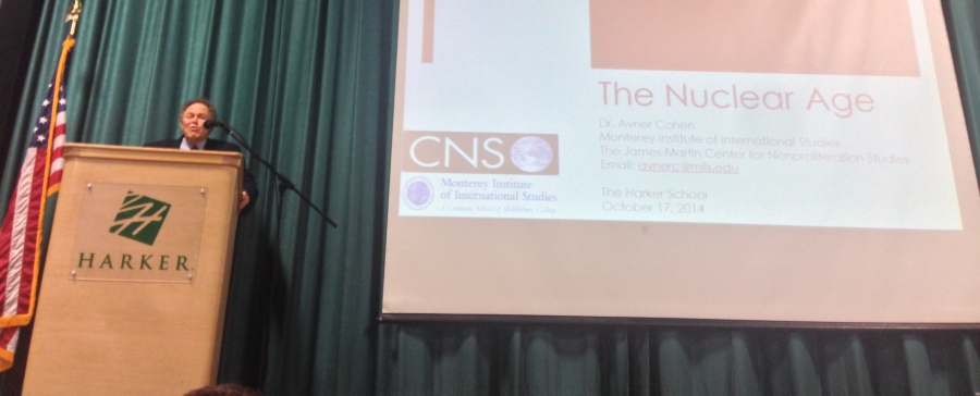 Dr. Cohen describes his historical outlook on the current nuclear situation. Members of the CNS institute talked to Upper School students about their work regarding nuclear non-proliferation.
