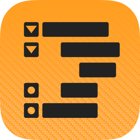 The OmniOutliner icon for the iPad version of the note taking app. 