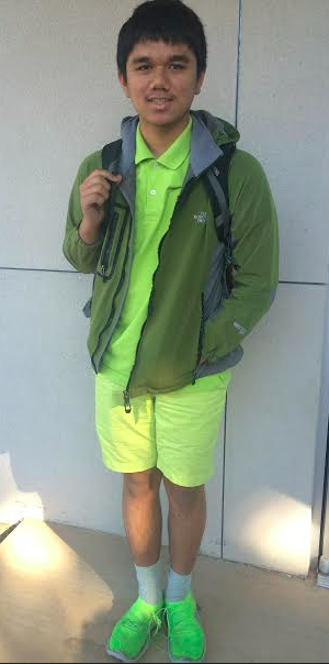 Jay Paranjpe (10) wears green every single day to school. He doesnt wear green on St. Patricks Day.