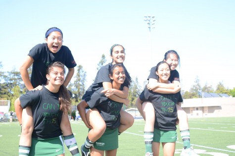 Varsity girls’ lacrosse wins at their senior night
