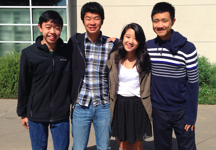 Sophomores Alexander Lam, David Zhu, Haley Tran, and Eddie Shiang are the new student council members for the Class of 2017. 
