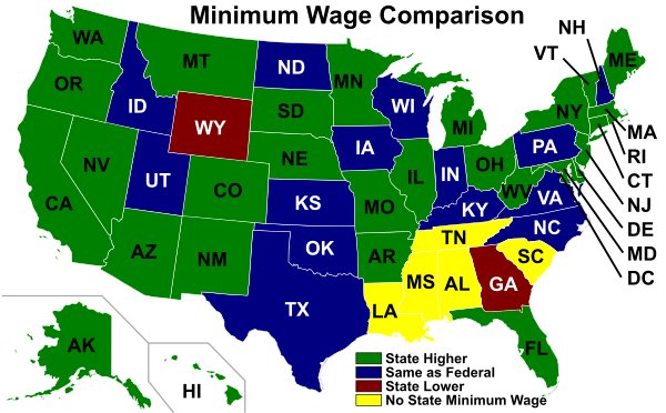 With so many states setting minimum wage requirements, it is important to remember to respect the minimum wage worker.