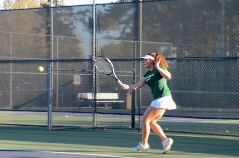 Varsity girls tennis team defeats Crystal Springs Uplands 7-0