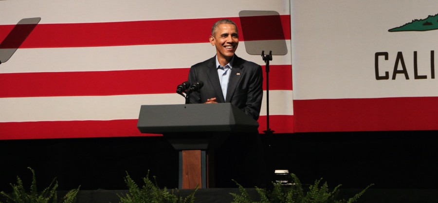 President Barack Obama spoke at the Democratic National Committee fundraiser. The fundraiser took place at the Warfield Theater in San Francisco on Saturday.