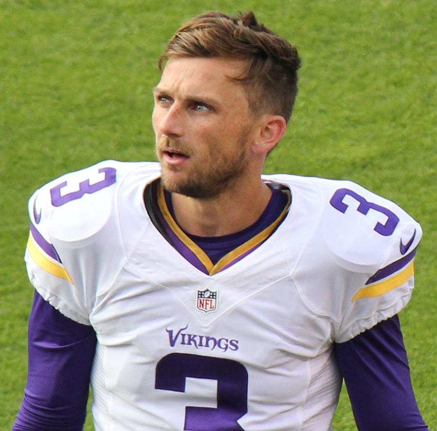 Minnesota Vikings placekicker Blair Walsh as he waits on the sideline. Walsh, whose missed game-winning field goal in the National Football Conference Wild Card game against the Seattle Seahawks sparked millions of hostile social media posts, felt the brunt of the blame, even though the rest of his team was even more responsible for the loss.