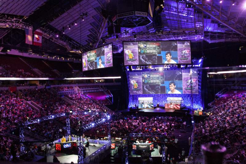 Thousands of fans join 4.5 million online viewers to watch the 2014 finals of the International 5, a Dota 2 competition.
The eSports industry and eSports betting has rapidly grown in the past years, making it easier for younger audiences to start gambling.