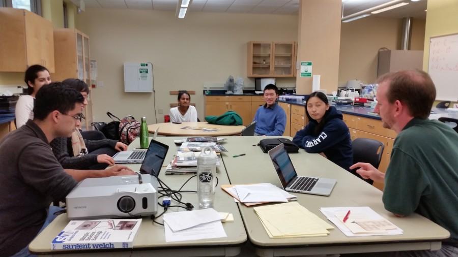 Harker Horizon met last Wednesday to discuss their plans for the upcoming year. The club, advised by Chris Spenner, research class teacher, is publishing an online peer-reviewed journal to highlight student research.