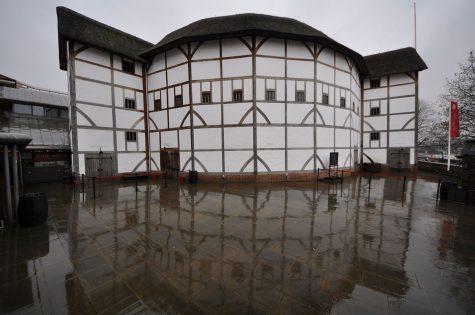 Shakespeare’s Globe Theatre, a replica of the original Globe Theatre constructed in 1997. Play readings and performances are hosted here every summer.