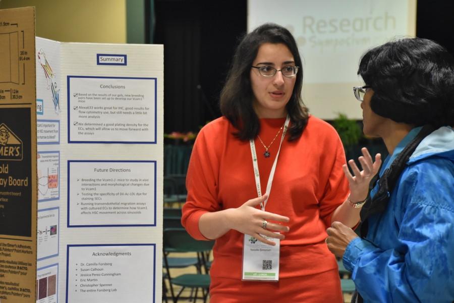 Upper school students receive results from Synopsys Science Fair