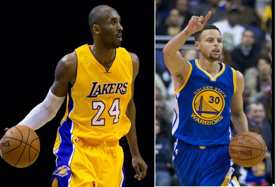 Kobe Bryant (left) and Stephen Curry (right) both had record-breaking performances on Apr. 13. But the interesting maturation of both players suggests the vital role of criticism in sports and media perception in sports.