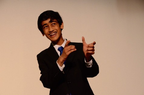 Nikhil Dharmaraj (9) performs his Original Oratory, “Sinking, Sinking, Sunk!" discussing how people often refuse to quit endeavors in which they have invested a lot of time or money, even though failure may be inevitable. In discussing the problem with the sunk cost fallacy, this speech reminds us that, sometimes, it’s okay to let go
