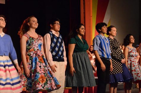 Upper school students perform in the spring musical "Bye Bye Birdie," showing on Thursday, Friday, and Saturday night.