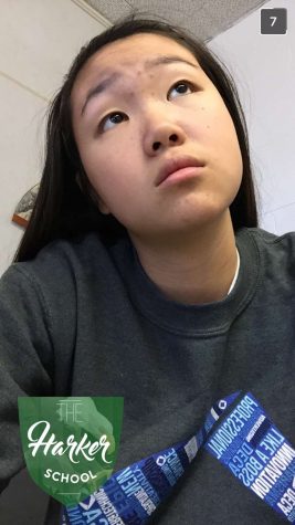 Alisa created two unique geofilters for Snapchat that show up only on the Harker campus. 