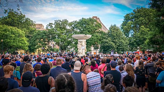 A vigil that took place in Dupont Circle in Washington D.C. on June 13. Over 600 people attended the vigil, which was held by the Muslim American Women’s Policy Forum. 