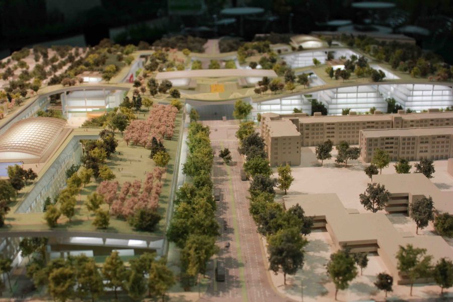 A conceptual model shows the developer plans for Vallco. Cupertino residents voted on the November ballot to decide whether revitalization of the Cupertino Vallco Shopping Mall will follow through.