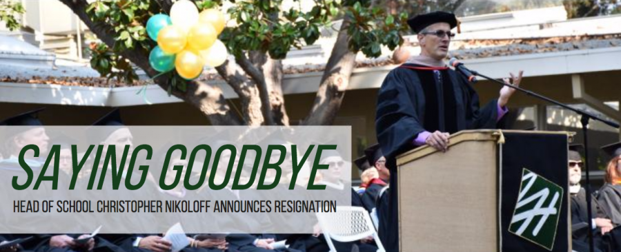 Saying Goodbye: Head of school Christopher Nikoloff announced resignation