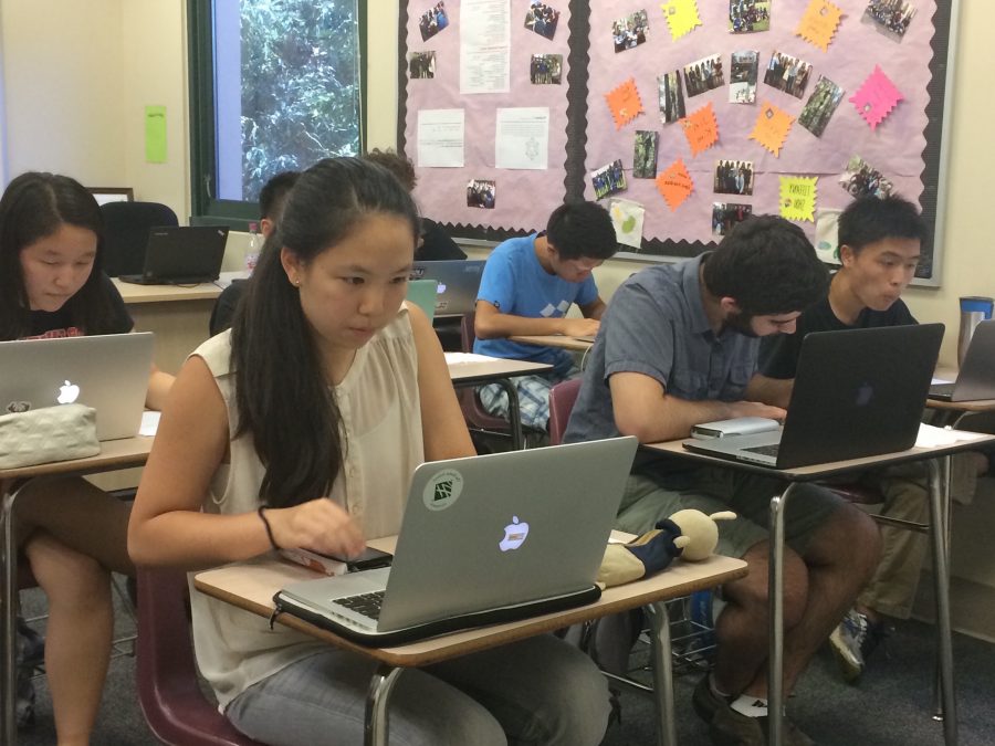 Math Club members participate in AMC B exam - Harker Aquila