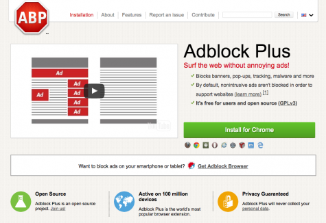 The Adblock Plus browser extension. Cybersecurity browser extensions similar to Adblock protect user privacy when browsing the internet. 
