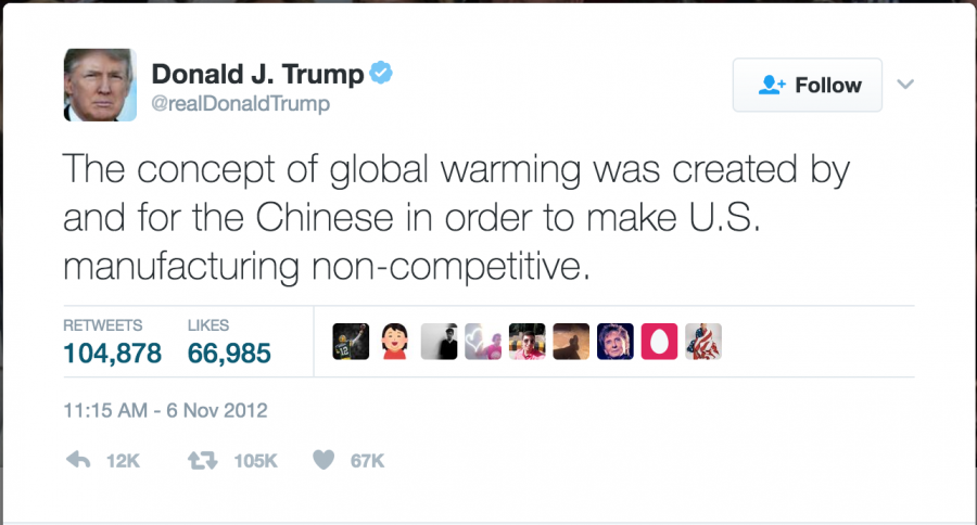Climate change in the Trump presidency