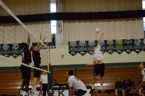 Varsity boys volleyball loses to Homestead High School in five sets