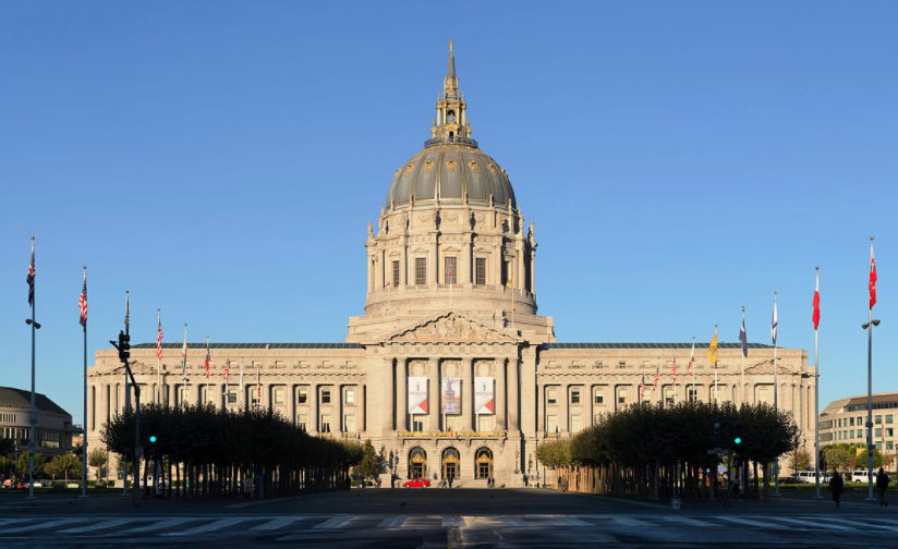 The San Francisco City Hall, where the Office of Civic Engagement and Immigrant Affairs is located. 