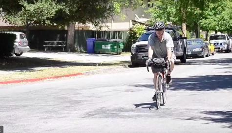 English teacher Charles Shuttleworth bikes across America on behalf of MS research
