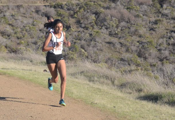 Niki Iyer runs in the WBAL finals. She was named one of The Mercury News Athletes of the Week from the South Bay/Peninsula area.