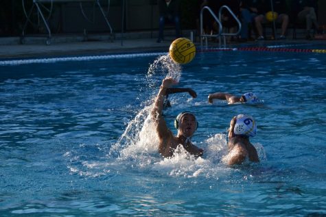Varsity boys’ water polo beats Monta Vista at home