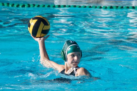 Varsity girls water polo defeats Milpitas High School at home