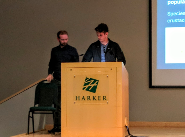 Mitchell Kole (12) presents a song he wrote based on his experiences on the trip to Alaska. To invoke feelings of the unexpected, Mitchell used a regular chord progression and scattered surprising notes throughout his song.