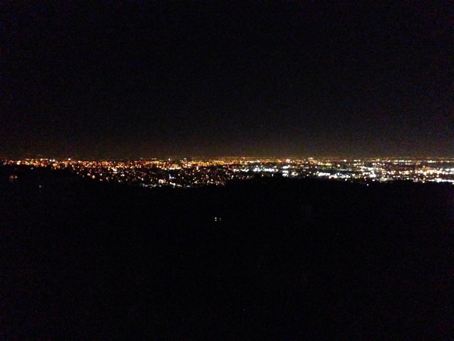The Milpitas skyline after dark. A new study has discovered that the global light pollution problem is worsening.
