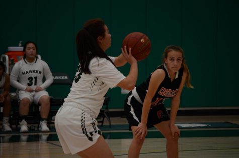 Girls varsity basketball loses against Castilleja